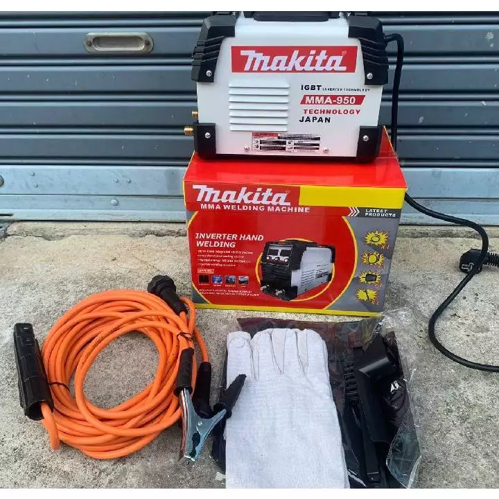 ตู้เชื่อม Makita MM950 พร้อมชุดสายเชื่อม 10เมตร สายดิน 1.20เมตร