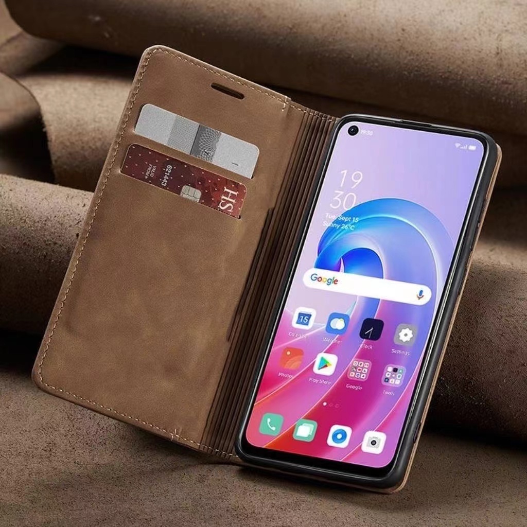 เคส ฝาพับ สำหรับ Vivo Y21 Y21T T1X Y33S Y33T Y01 Y01A Y15S Y17 Y31 Y51 Y30 5G Y76 V21 V23 V23Eพร้อมส่ง ตั้งได้ For วีโว่ - รูปที่ 7