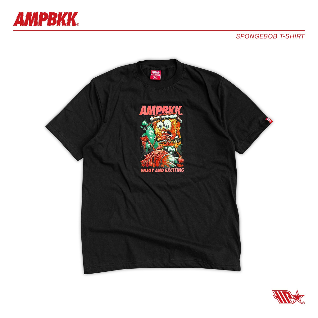 A.M.P. เสื้อสกรีนลาย “Spongebob” T-SHIRT