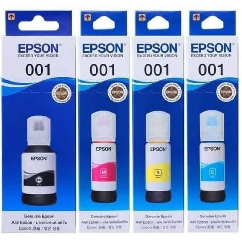 น้ำหมึกของแท้ Epson เบอร์001 เบอร์003 เบอร์774 เบอร์664 เบอร์008 เบอร์188BKใหญ่