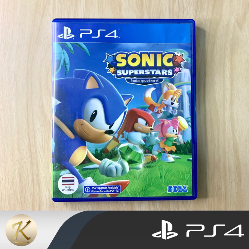 แผ่นเกมส์ PS4 : Sonic Superstar (Upgrade PS5) 📍รองรับภาษาไทย (แผ่นมือสอง สินค้าพร้อมจัดส่ง)
