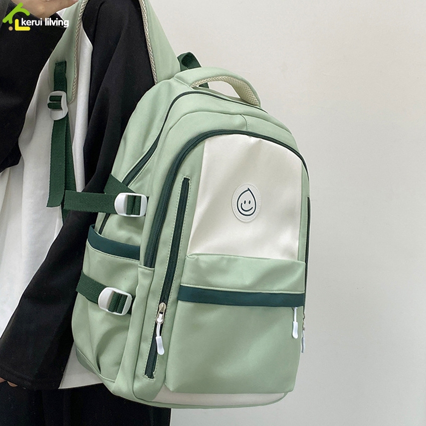 EQUAL กระเป๋าเป้ Backpack กระเป๋านักเรียน ใส่หนังสือ เป้ใส่ของ ใส่โน๊ตบุ๊กได้ ใส่เสื้อผ้าได้ มีหลายช่อง ระบายอากาศได้ดี