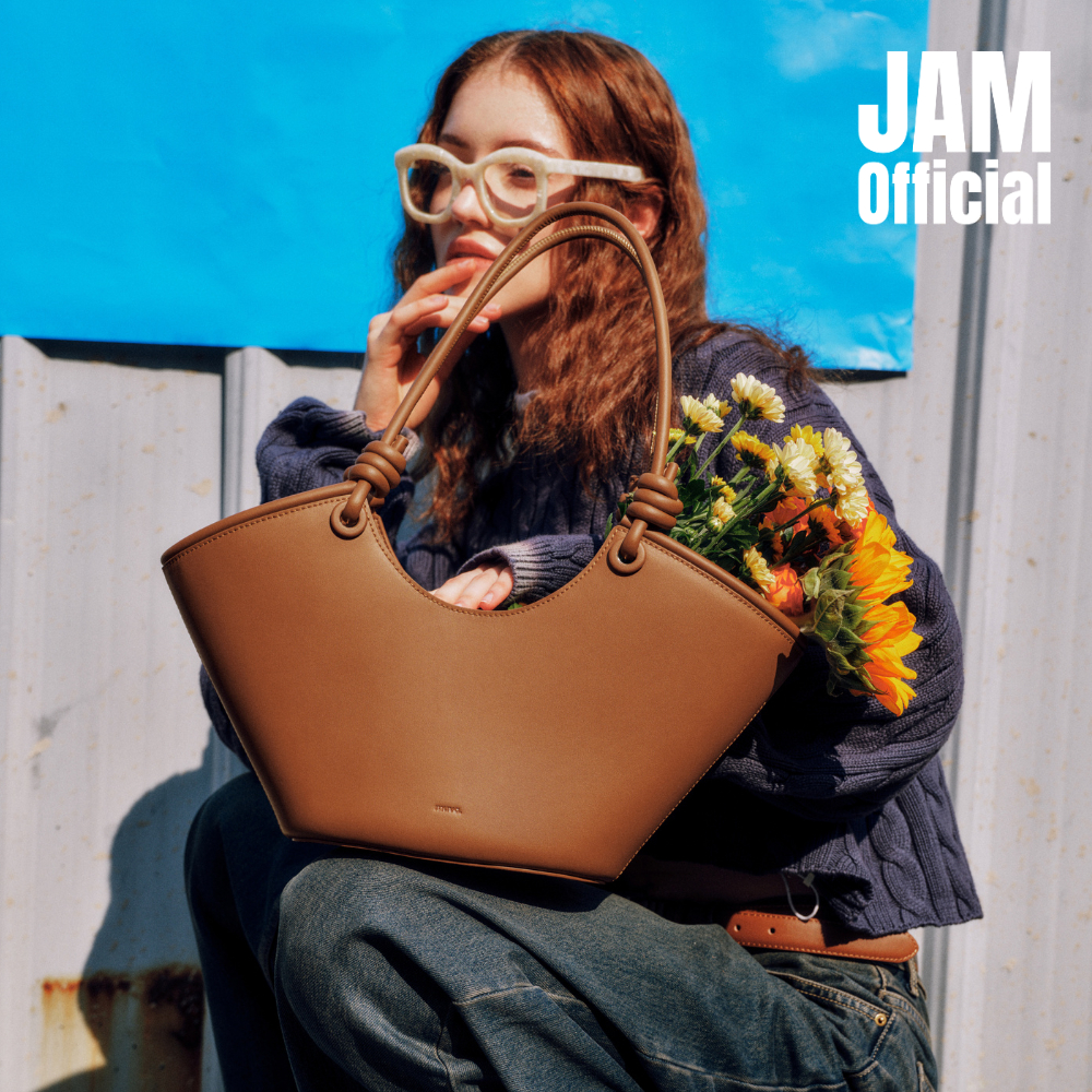JAM | MUVA - Picnic - กระเป๋าสะพายข้าง หนังวัว ทรงตะกร้าปิกนิก