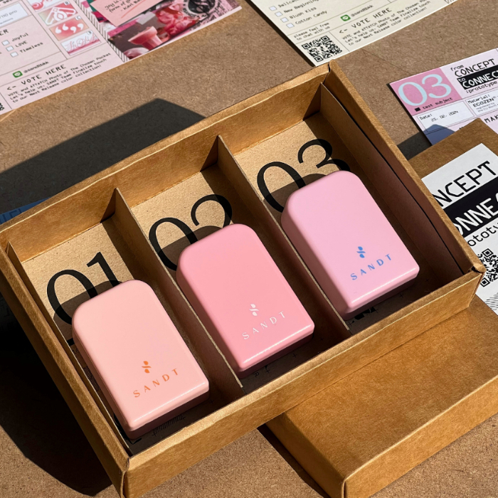 [SANDTBK ลด 45.-] Aroma Gadget สีชมพู 3 เฉดสุดน่ารัก Concept to Connect Experience Box - Rank Your Own Pink