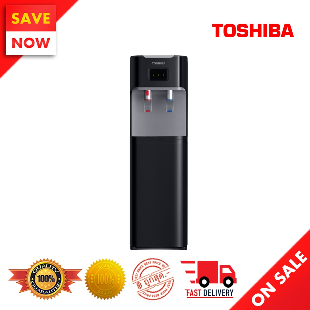 ⚡ Best Sale ⚡ TOSHIBA ตู้กดน้ำร้อน-น้ำเย็นแบบซ่อนถัง รุ่น RWF-W1669BK(K1) (ไม่รวมถัง)
