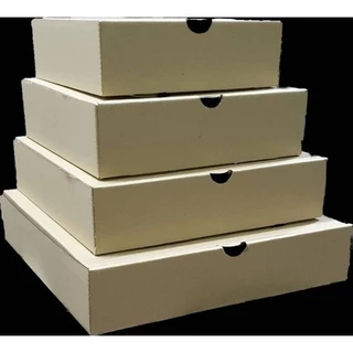 กล่องพิซซ่า 8 นิ้ว 10 นิ้ว และ12นิ้ว แบบหนา 100 กล่อง (วัสดุชั้นนำโดย SCG) PIZZA BOX 3 SIZE 100 BOXES สูง 4 cm