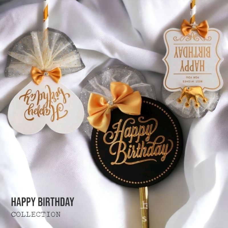 Fairy Series ป้ายปักเค้ก HAPPY BIRTHDAY