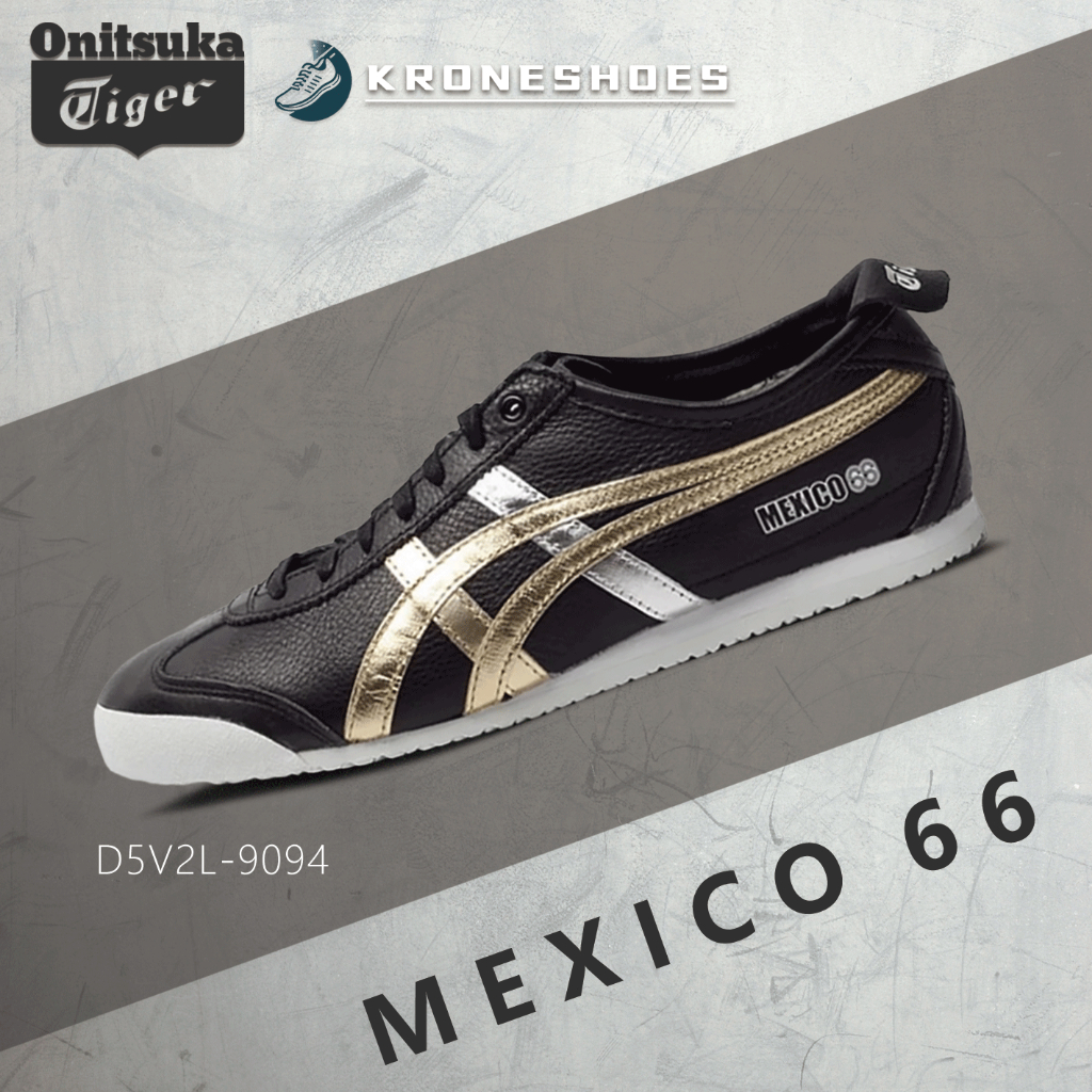 ของแท้ 100% Onitsuka tiger MEXICO 66 D5V2L-9094 รองเท้าผ้าใบ ได้ทั้งชายและหญิง