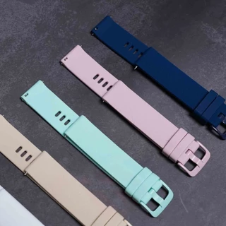 (ส่งจากในไทย)สายนาฬิกา Silicone ขนาด 18mm 20mm 22mm ใช้ได้กับ Garmin FR245/255/265 Venu2 Venu3 Vivoactive 5 อื่นๆ (C)