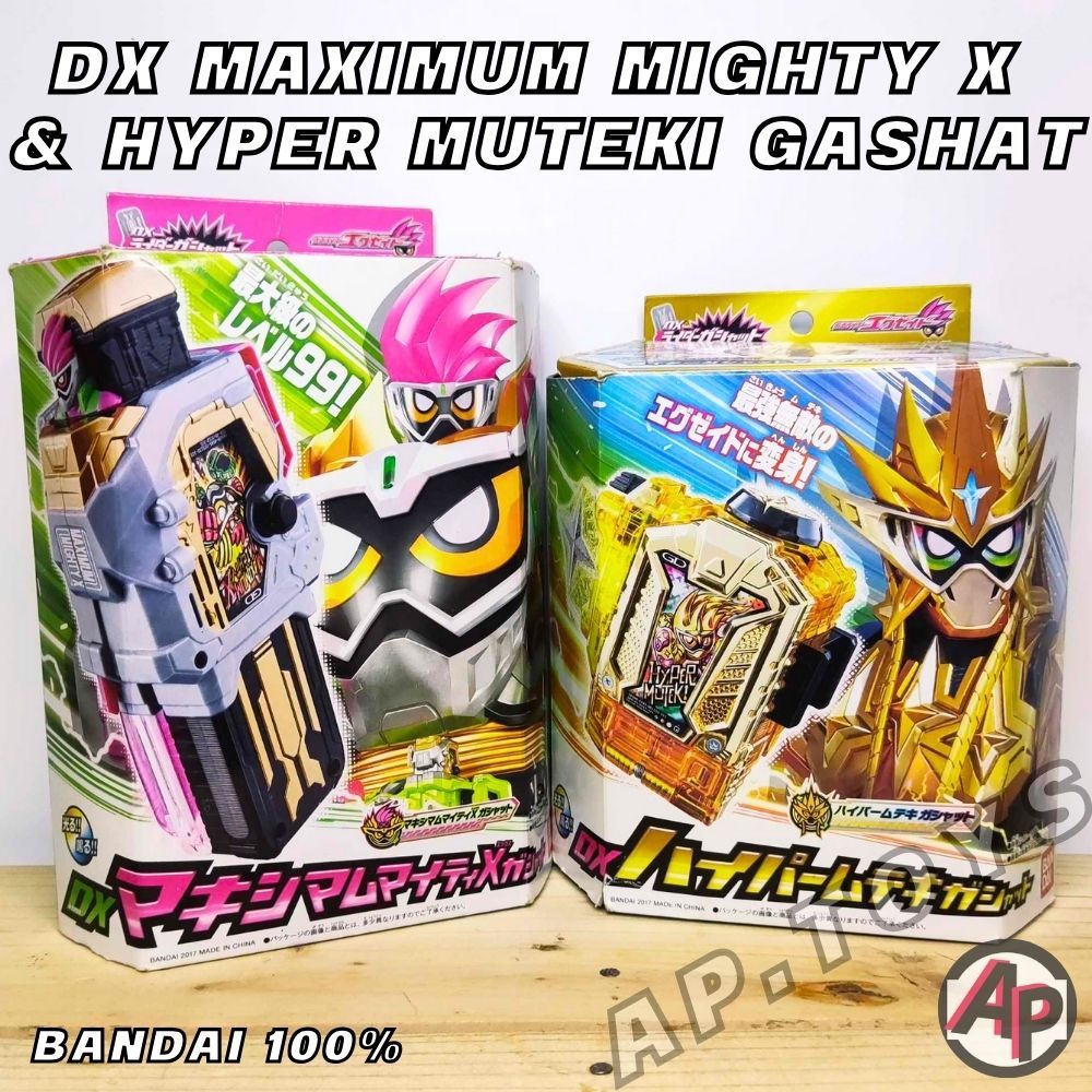 DX Maximum Mighty X Gashat & Hyper Muteki Gashat  [กาแชท ร่างสุดยอด ไรเดอร์ มาสไรเดอร์ เอ็กเซด Ex ai