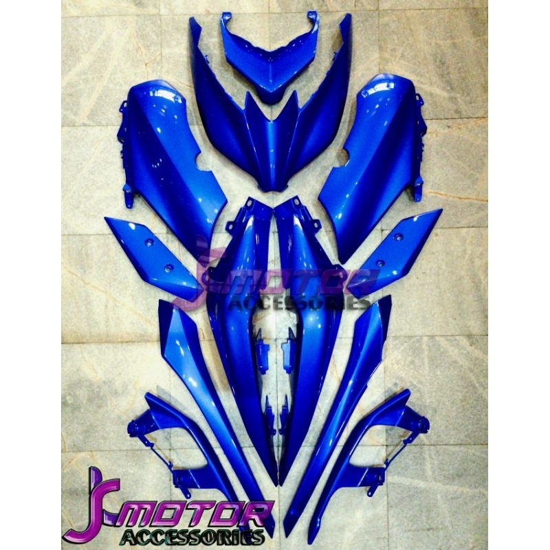 12​ชิ้น​ ชุดสี​ YAMAHA​ X​MAX​ ​300​ แฟริ่ง​ใหม่​ เบิก​ศูนย์​ YAMAHA​ " แท้​  ( Blue Nissan Skyline R34​ )​ สีน้ำเงิน​