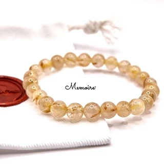 กำไลหินไหมทองแท้ Golden Rutilated Quartz | เรียกทรัพย์ เสริมโชค เจรจาดี ใส่แล้วดึงดูดเงินทอง พลังมูจัดเต็ม