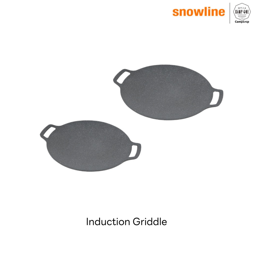 กระทะปิ้งย่าง อลูมิเนียม เคลือบเทปล่อน snowline Induction Griddle
