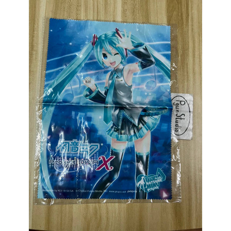 (ของแท้ : พร้อมส่ง) Hatsune Miku Project Diva X ผ้าไมโครไฟเบอร์สำหรับเช็ดทำความสะอาดต่างๆ มากับเครื่