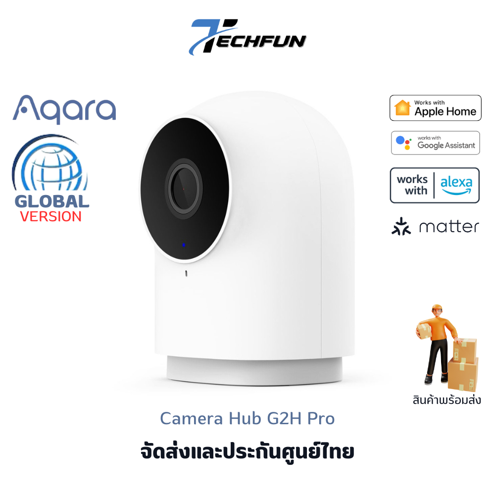 Aqara Hub G2H Pro กล้องวงจรปิดอัจฉริยะ WiFi Full HD 1080P Zigbee 3.0 ระบบบ้านอัจฉริยะ ประกันศูนย์ไทย