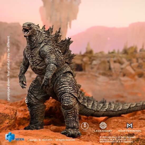 Hiya Toys Godzilla X Kong: The New Empire ฟิกเกอร์ Godzilla (Re-Evolved Version)