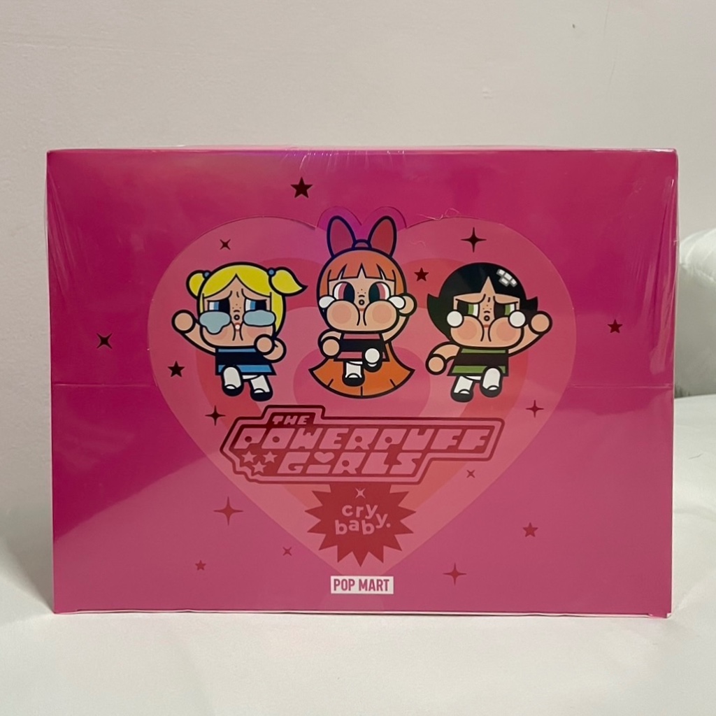 ของแท้‼️ POP MART Cry baby - The Powerpuff Girls (ยกกล่อง) - กล่องสุ่ม ของเล่น 12 กล่องเล็ก (ลุ้นซีเคร็ต)