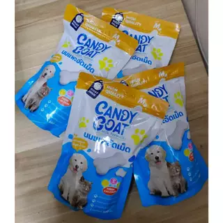 นมแพะอัดเม็ด Candy Goat Milk 🥛 500g. สำหรับสัตว์เลี้ยง เสริมแคลเซียมสูง ทานง่ายมีหลายขนาด