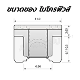 ไมโครฟิวส์ (100ตัว/กล่อง) ขนาด5,7.5,10,15,20,25,30แอมป์ ฟิวส์ ฟิวส์รถยนต์ ฟิวส์มอไซ ฟิวส์เสียบ ฟิวส์เสียบไมโคร ฟิวส์จิ๋ว