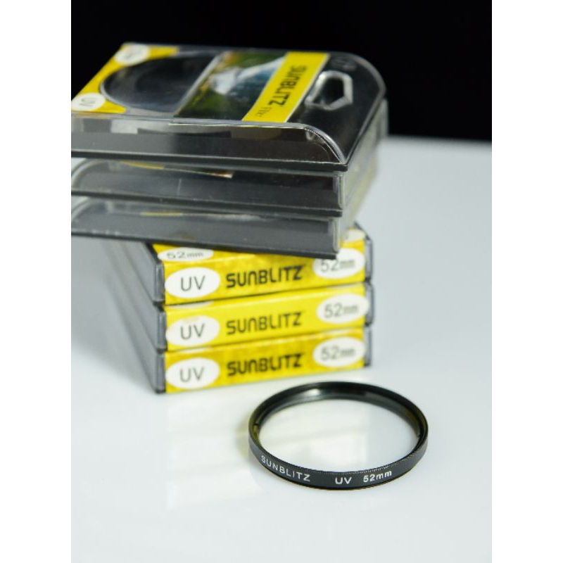 Filter 52mm sunblitz uv filter ฟิลเตอร์หน้าเลนส์ของใหม่