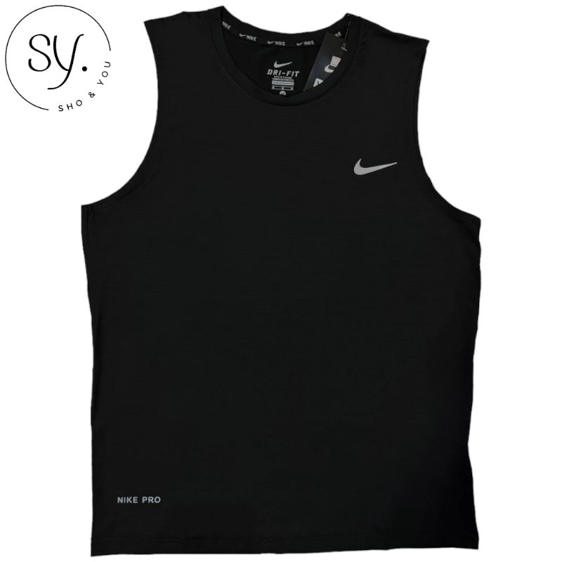 เสื้อกล้าม กีฬาวิ่งแขนกุดผู้ชาย Nike ผ้าระบายอากาศนุ่มสบาย แห้งไว