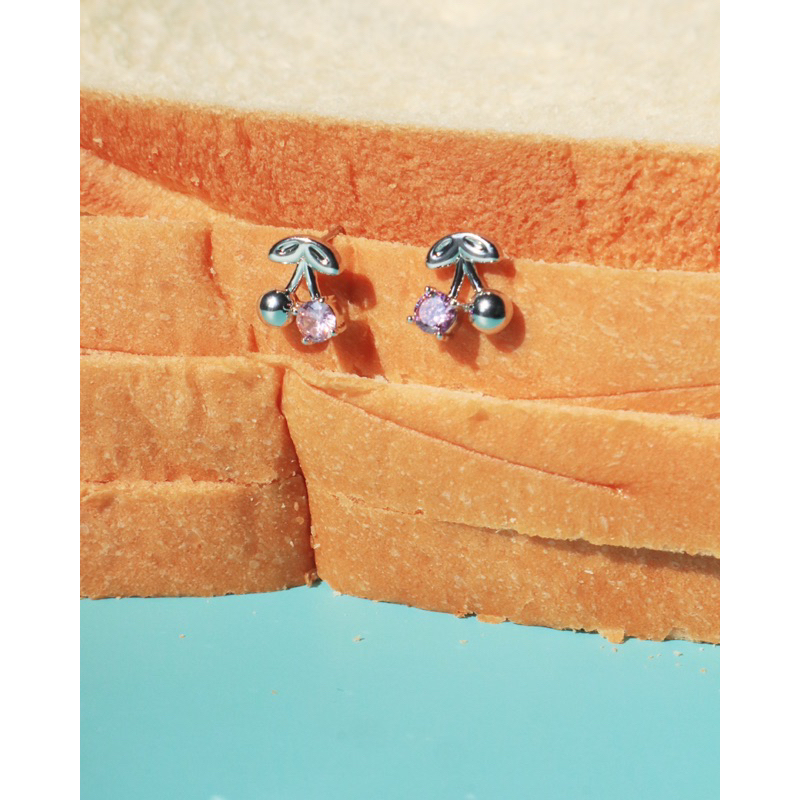 ivowly-Cherry earring ต่างหูทรงเชอร์รี่