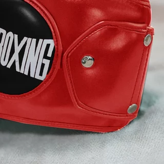 THAIBOXING เป้าป้องกันหน้าท้องหนังเทียม อุปกรณ์กีฬามวยไทย