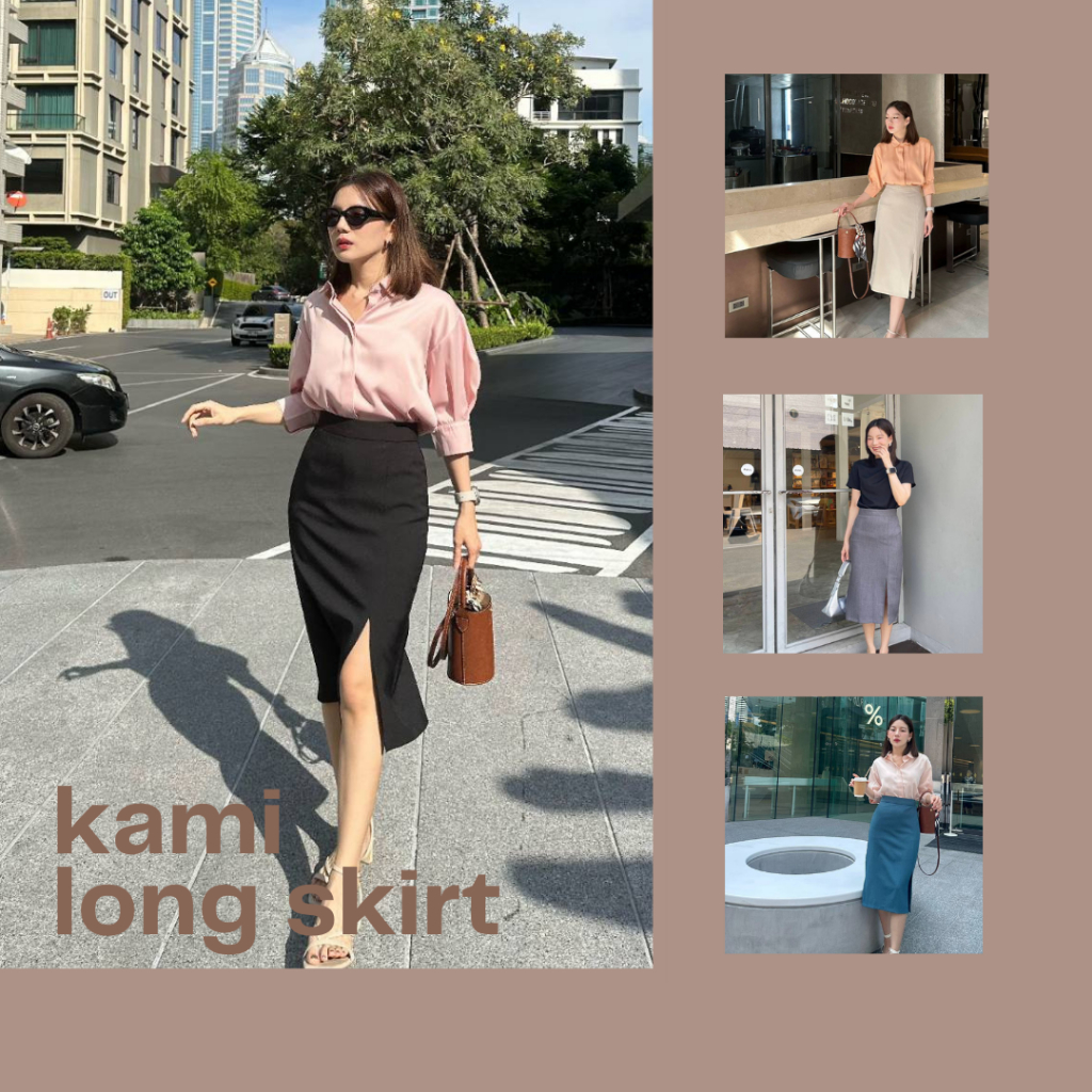a&oB Kami long skirt