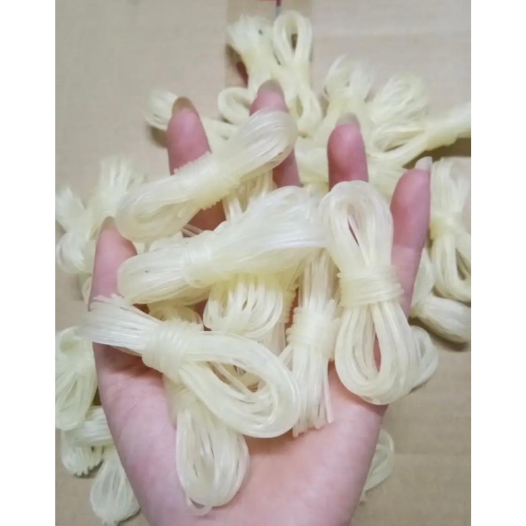 วุ้นเส้นแห้ง แบบผูกโบร์ เส้นเหนียว นุ่ม อร่อย ขนาด100g พร้อมส่ง