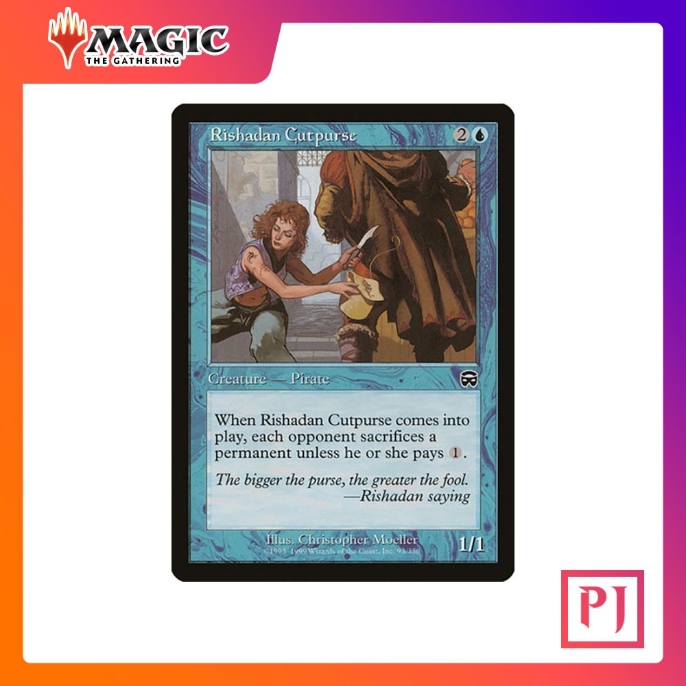 [MTG] Rishadan Cutpurse [MQM] [BLUE] [COMMON] [NORMAL] [ENG] (การ์ดเมจิค / Magic the Gathering)