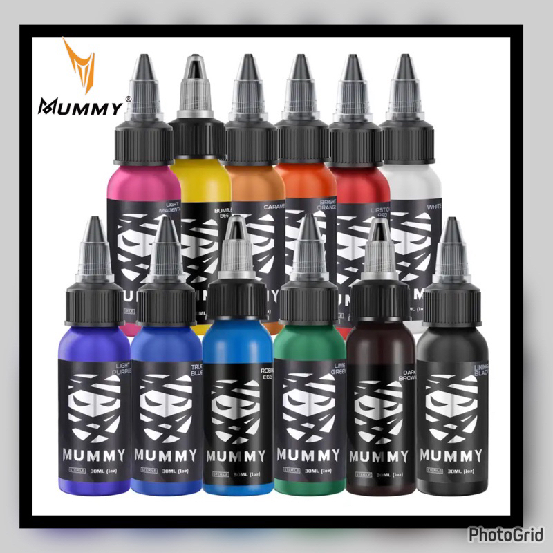 หมึกสัก Mommy สีสัก 1ออนซ์ สีแท้ สีสด สักลาย
