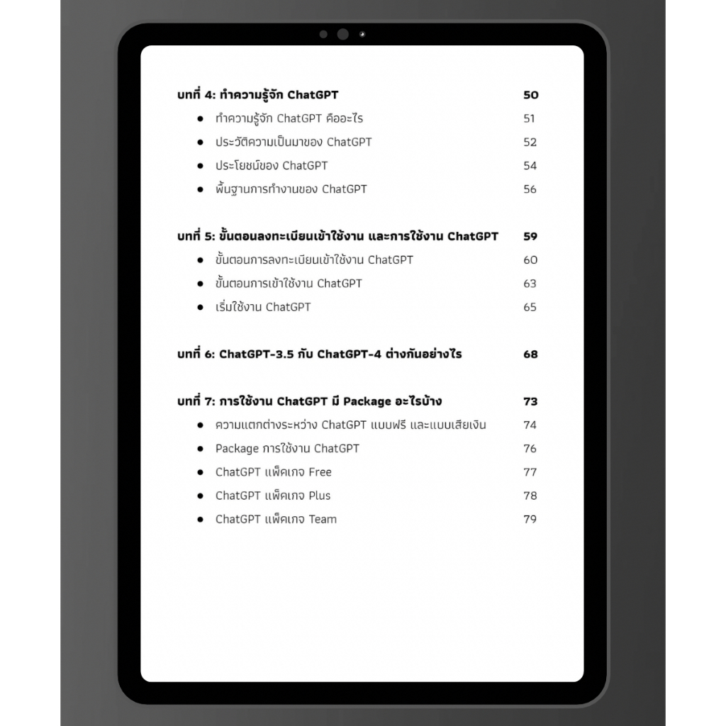 หนังสือ คู่มือ ChatGPT ฉบับสมบรูณ์ คู่แข่งกับ Google Gemini และ Microsoft Copilot AI