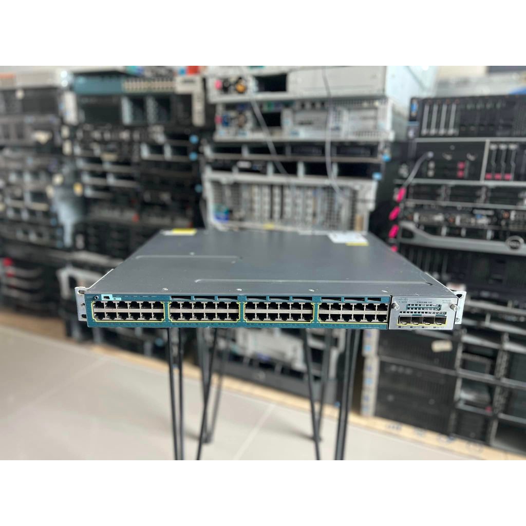 Cisco 3560X 48T L Gigabit SFP module 10g สวิทมือสองพร้อมใช้งาน