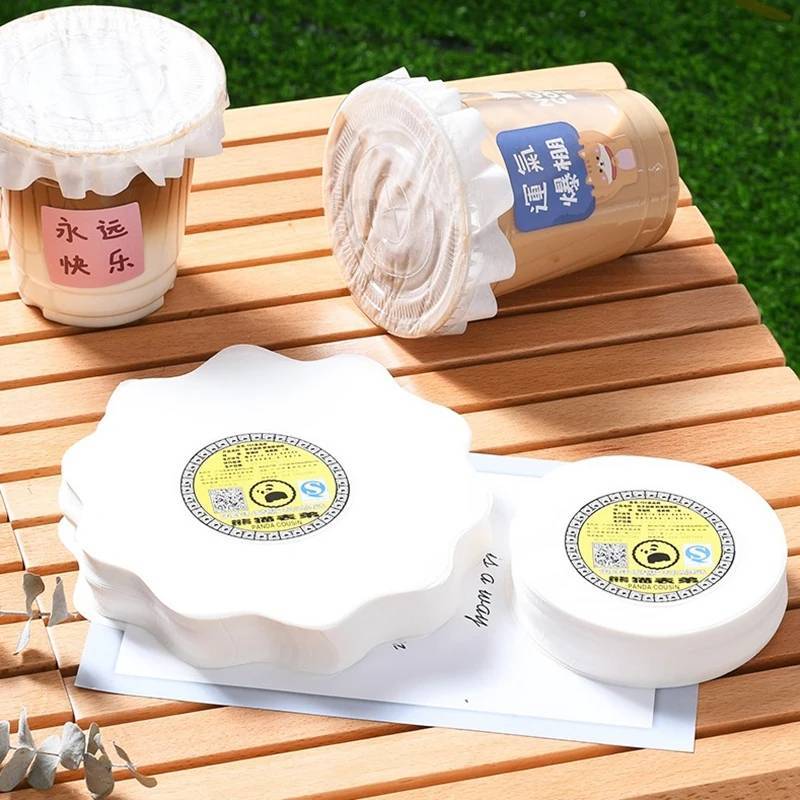 กระดาษปิดปากแก้ว กระดาษกันน้ำหก 500 แผ่น  แบบเรียบและแบบขอบหยัก