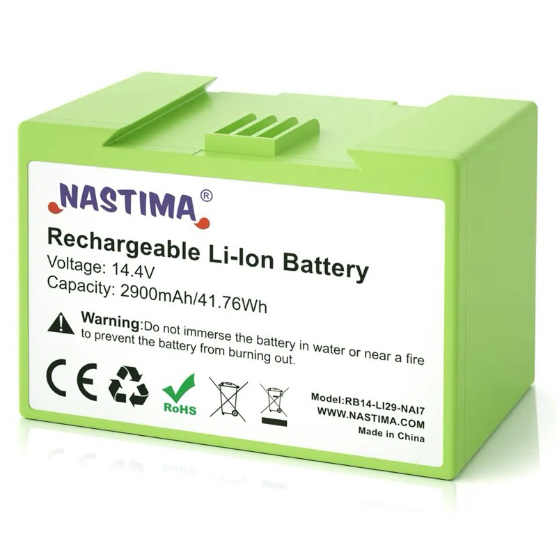 Battery for iRobot 14.4V 2900MAh แบตเตอรี่ สำหรับ i, e, j Series