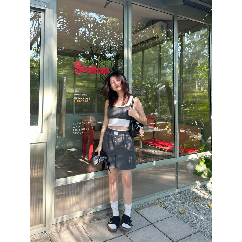 ชุดเซทผ้ายีนส์ summer jeans two pieces