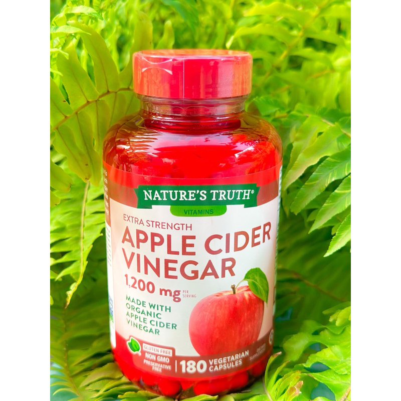Nature's Truth Apple Cider Vinegar 1200 mg ขนาด180 เม็ด จาก USA 🇺🇸 Exp.07.2026