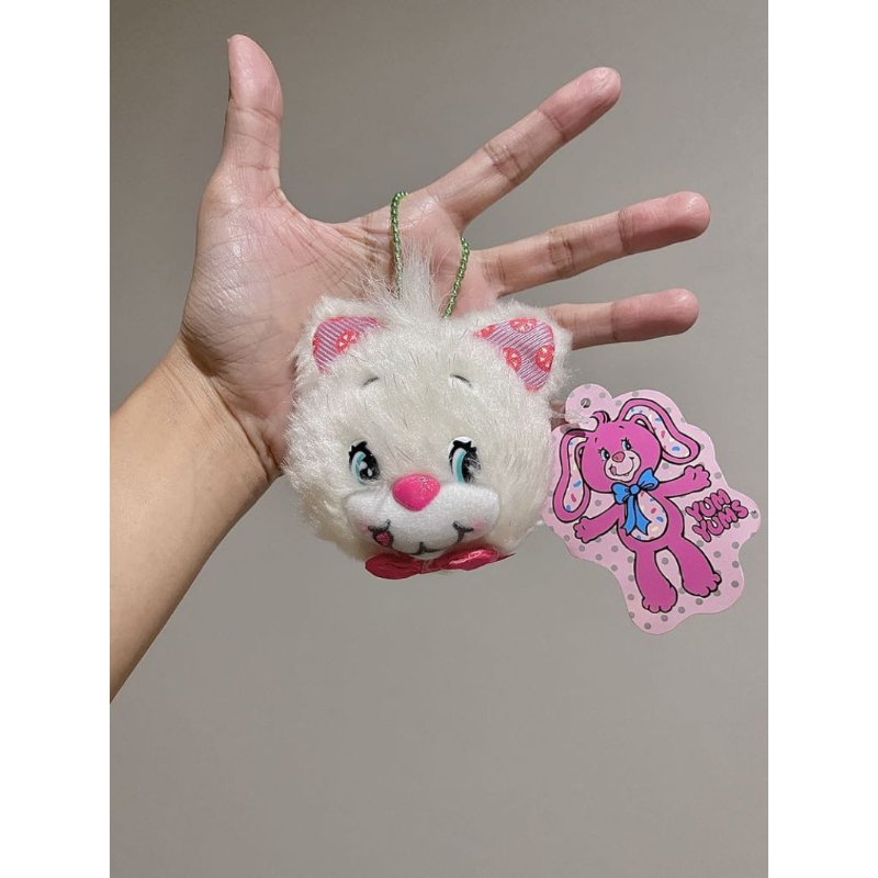 พวงกุญแจ กระเป๋า ยัมยัมส์ แมวขาว (YUMYUMS)