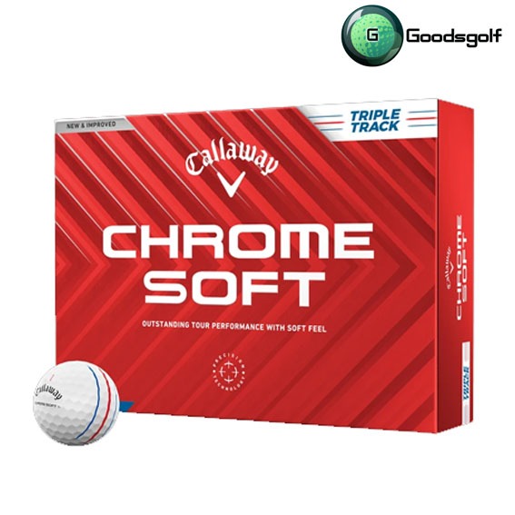 ลูกกอล์ฟ Callaway Chrome Soft Triple Track Golf Balls 2024