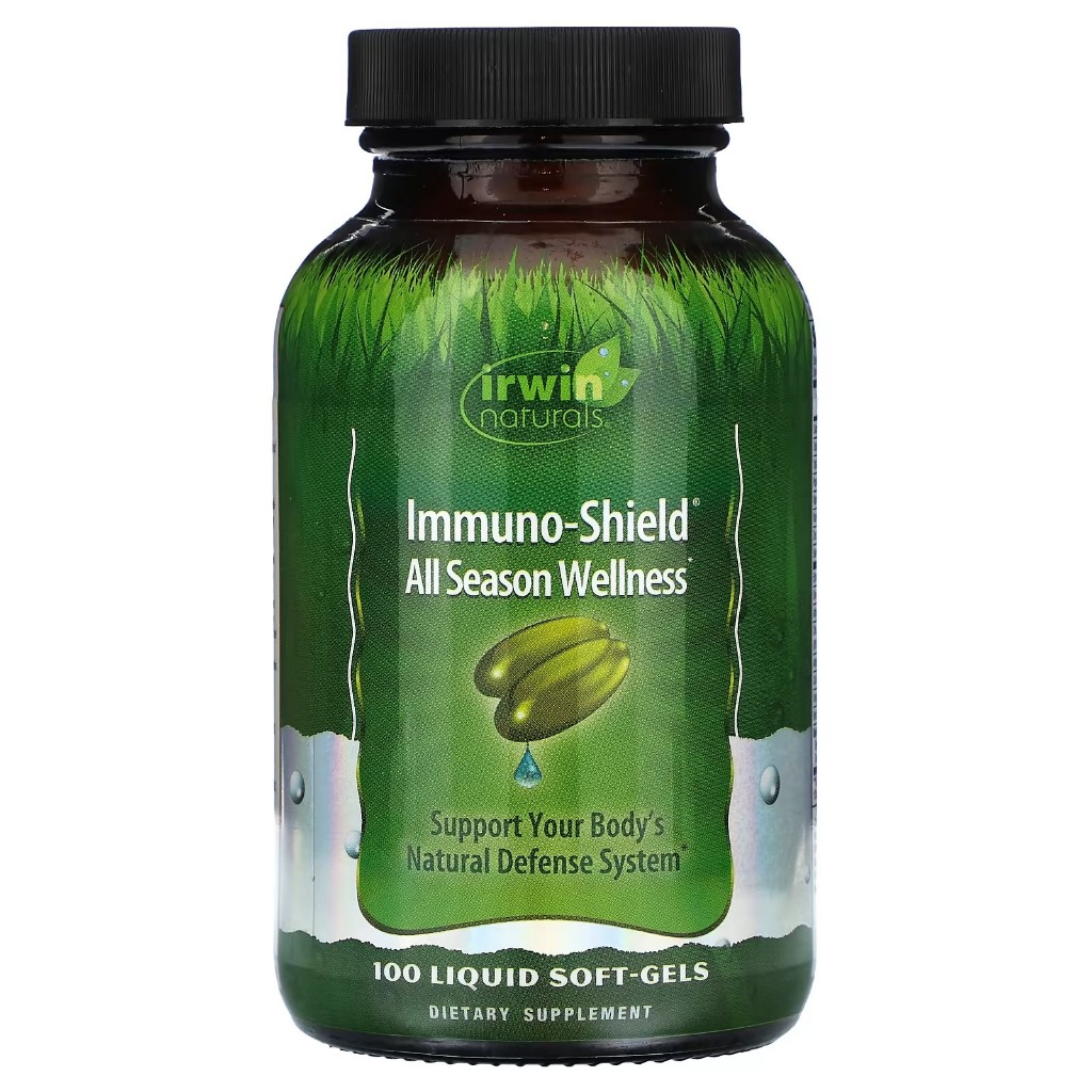 Irwin Naturals, Immuno-Shield, All Season Wellness, 100 Liquid Soft-Gels (No.3614)