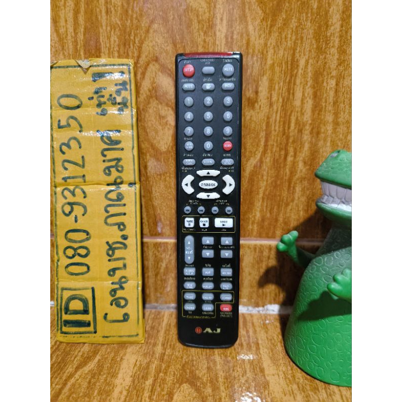 รีโมท AJ TKR-302Tขอบแท้มือสอง ใช้งานปกติทุกปุ่ม