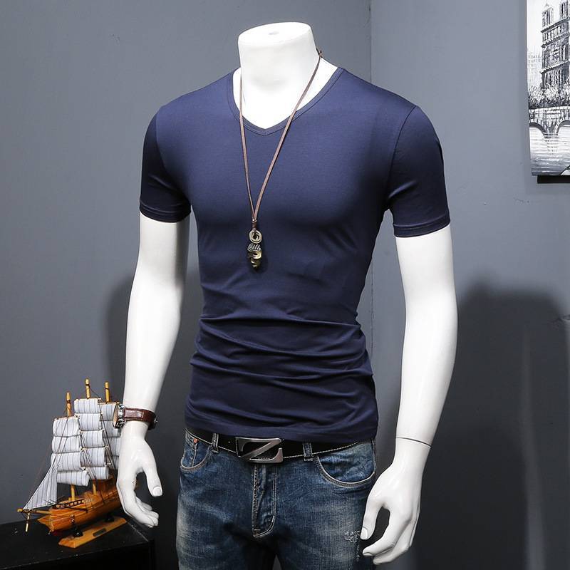 เสื้อยืดแขนสั้นผู้ชายตาข่ายแห้งเร็วคอกลมยืดหยุ่น-TSH-018,015 ราคา ถูกที่สุด ดีลบีเคเค แกลเลอรีภาพที่ 9