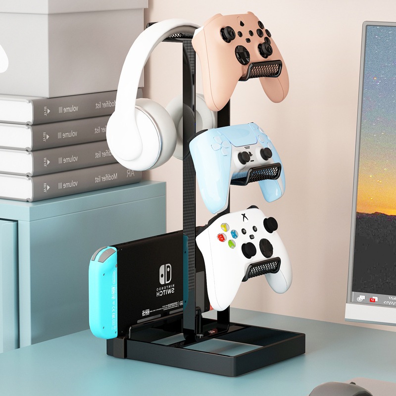 ที่วางหูฟัง ขาตั้งตัวควบคุมเกม ที่วางหูฟังเกม เหมาะสำหรับวางจอยเกม หูฟัง เครื่องเล่นเกม ฯลฯ