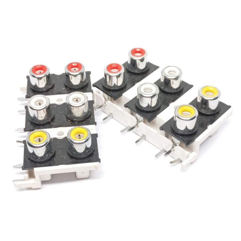 แจ็ค RCA ตัวเมีย ติดแท่น JACKRCA ตัวเมีย หัวแจ็ค RCA ตัวเมีย แจ็คอาร์ซีเอตัวเมีย