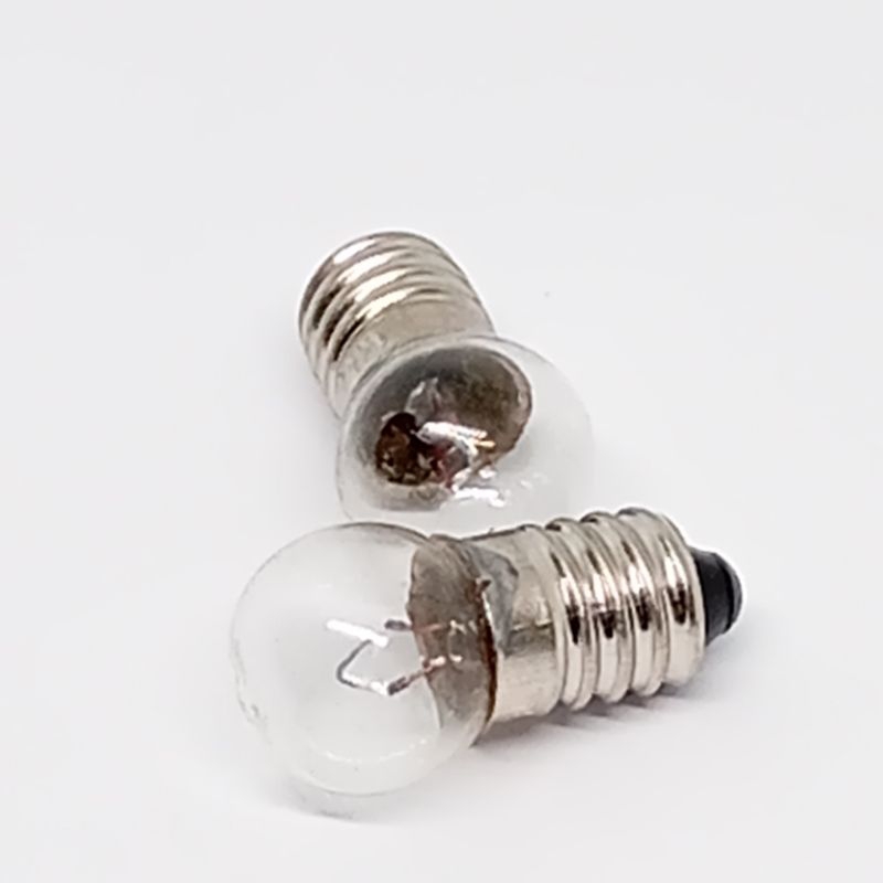หลอดไฟฉาย หัวเทียนไฟฉาย หัวกลม 12V ขั้วเกลียว
