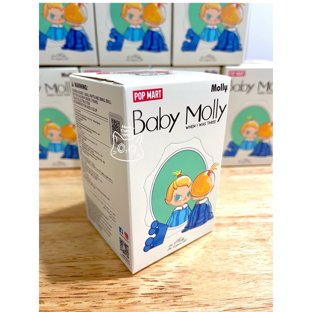 [พร้อมส่งของแท้100%] แกะเช็คการ์ด : Baby Molly When I was Three！Series Figures : Popmart