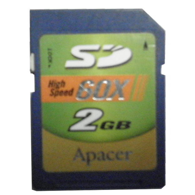 Apacer 2GB SD memory cardการ์ดเก็บข้อมูล