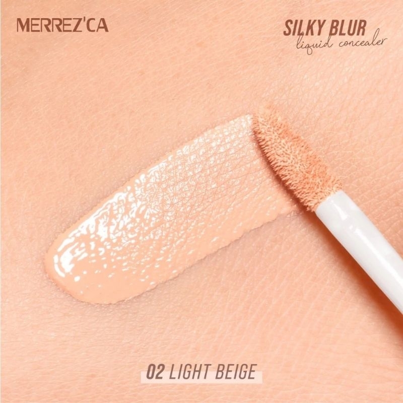ส่งฟรี/มีไลฟ์ (1ซอง) MERREZCA คอนซีลเลอร์ เมอร์เรซกา Silky Blur Liquid Concealer Color 5 มล. - รูปที่ 6
