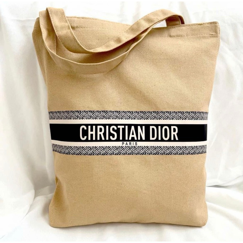 [👜พร้อมส่ง] กระเป๋าผ้า Christian Dior Beauty tote bag Limited edition CNY ถุงผ้ารักษ์โลกจากแบรนด์ ดิออร์ Dior ของแท้ 💯%