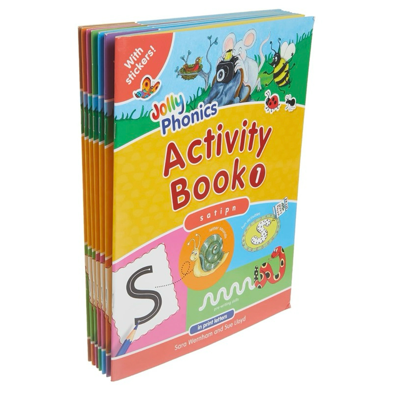 Jolly Phonics Activity Book Set: In Print Letters (1-7)